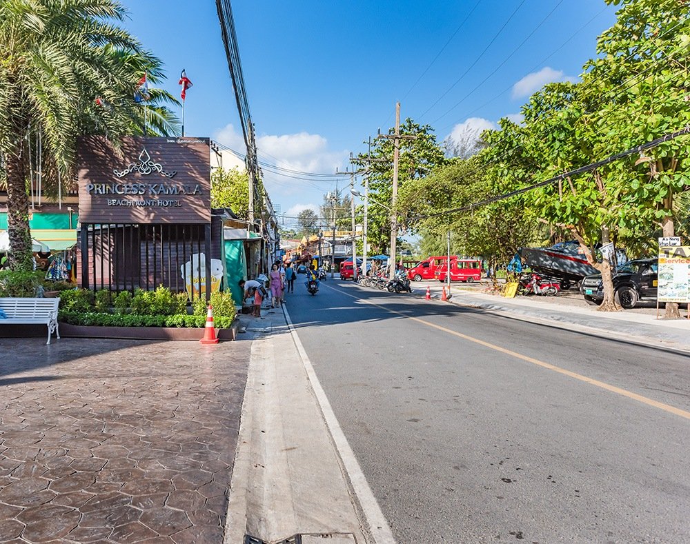 Center of Kamala Beach