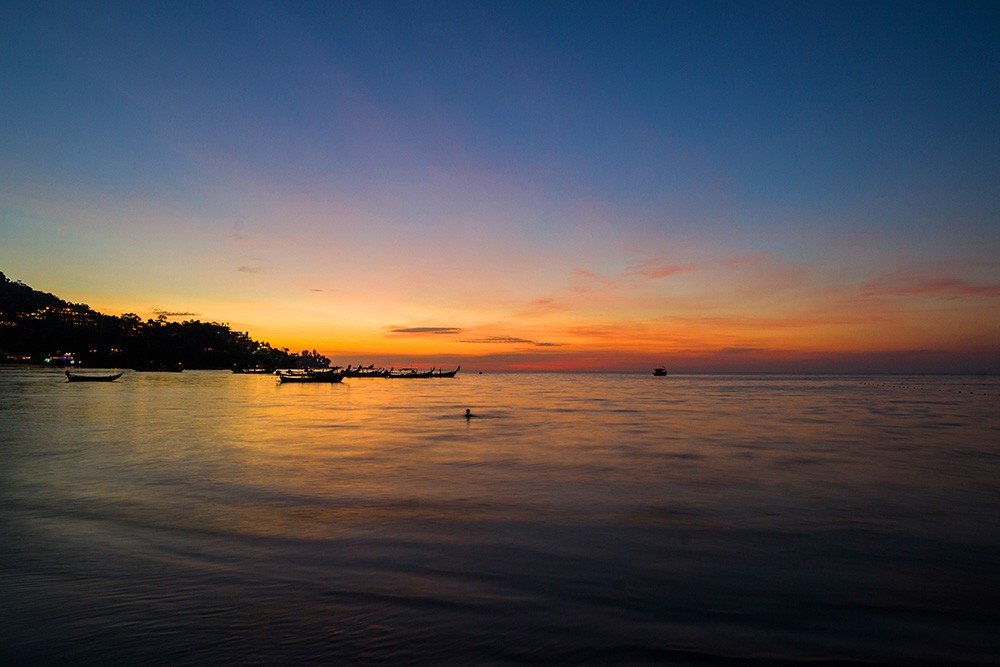 Center of Kamala Beach